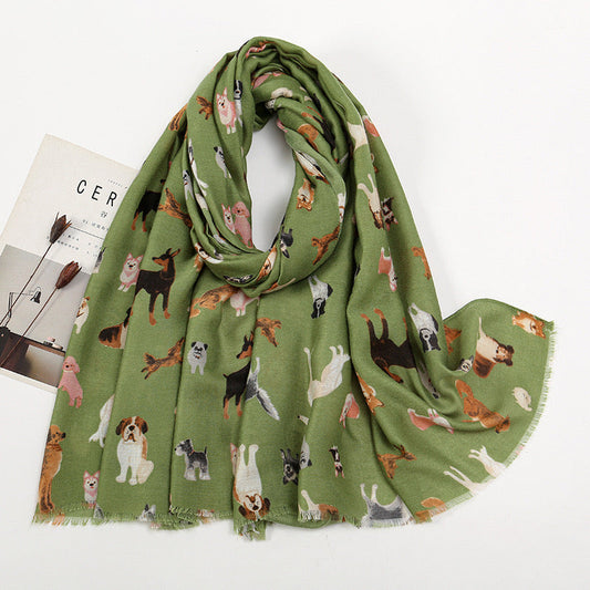 PAWSOME Dog Lovers Scarf