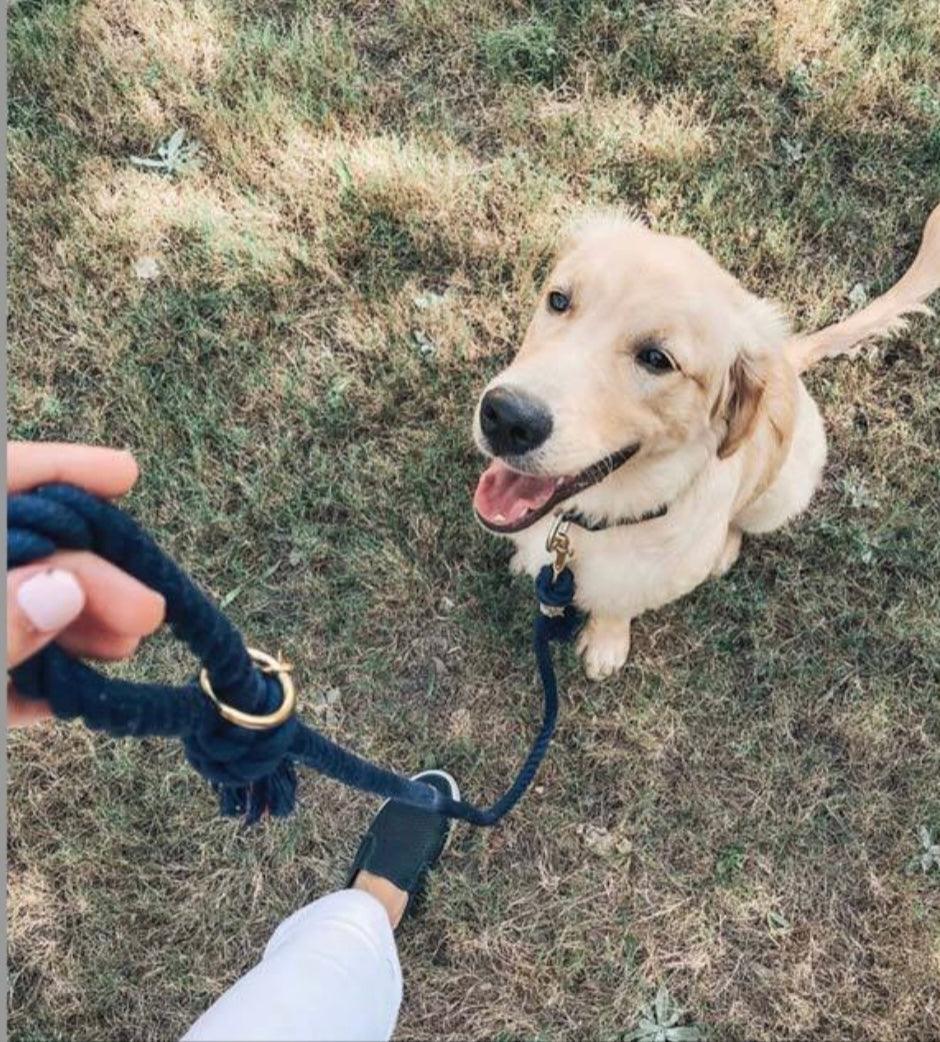 ROPE LEASH - EMERALD