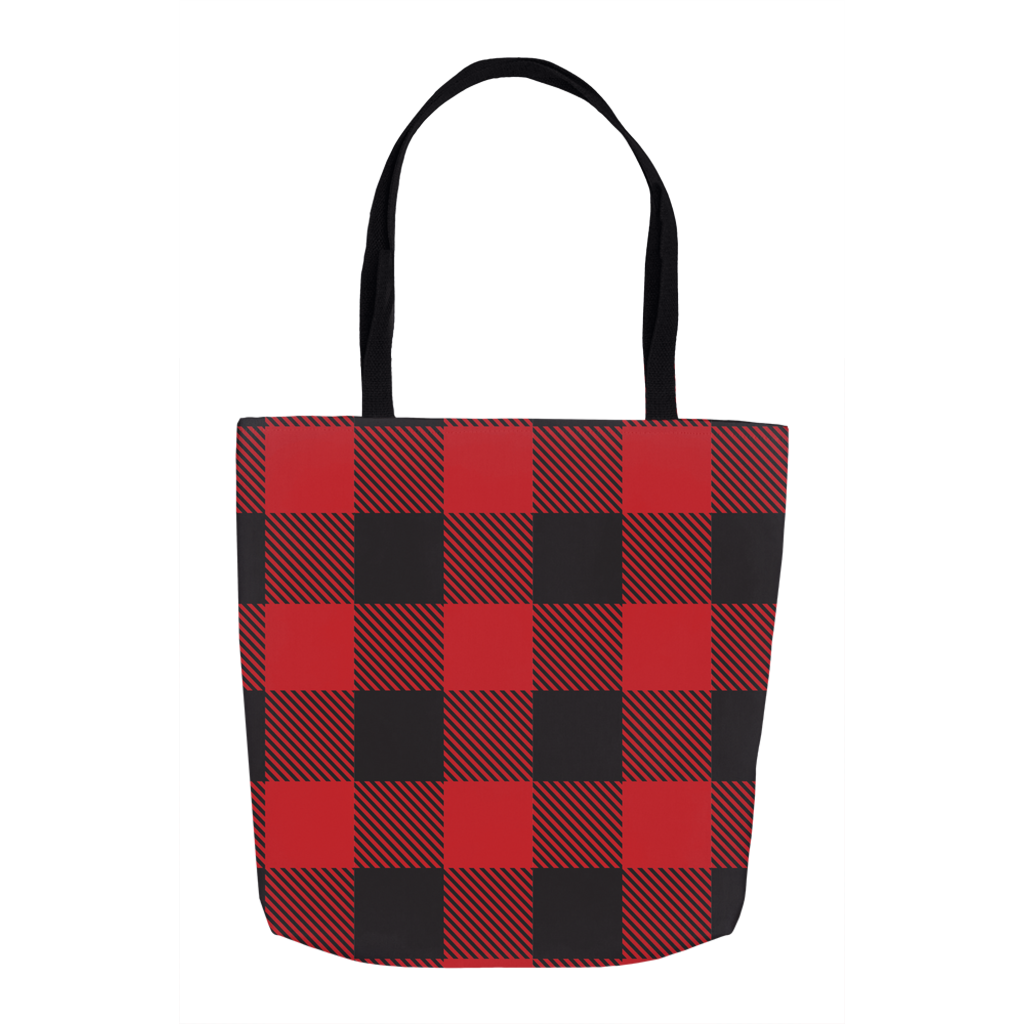 Buffalo Plaid Tote