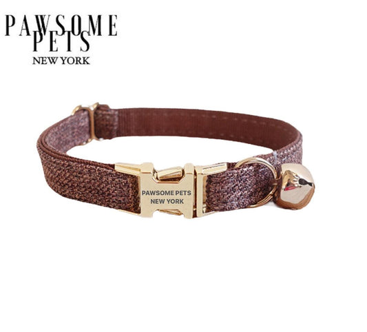 SMALL SIZE DOG & CAT COLLAR - RUSTIC