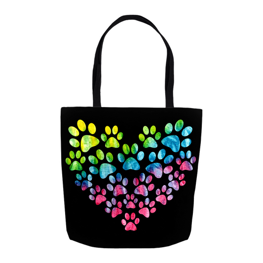 Tie Dye Paws Tote