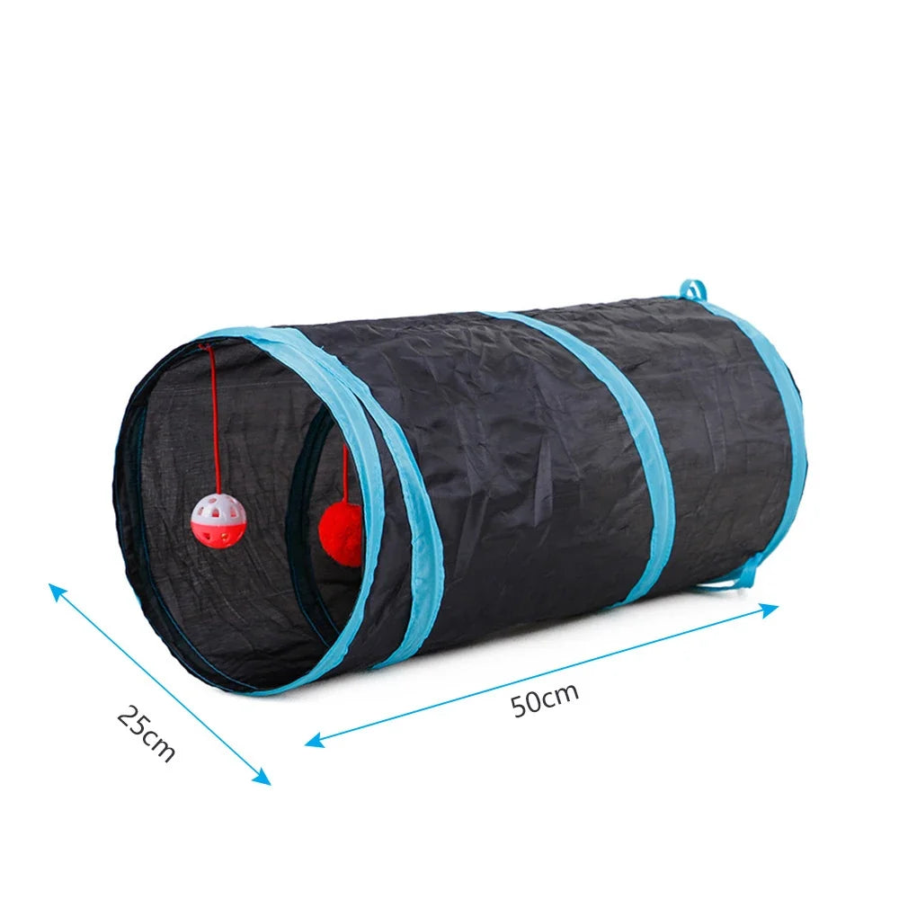 Interactive Foldable Cat Tunnel