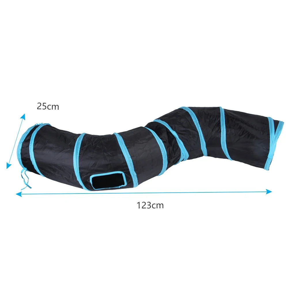 Interactive Foldable Cat Tunnel