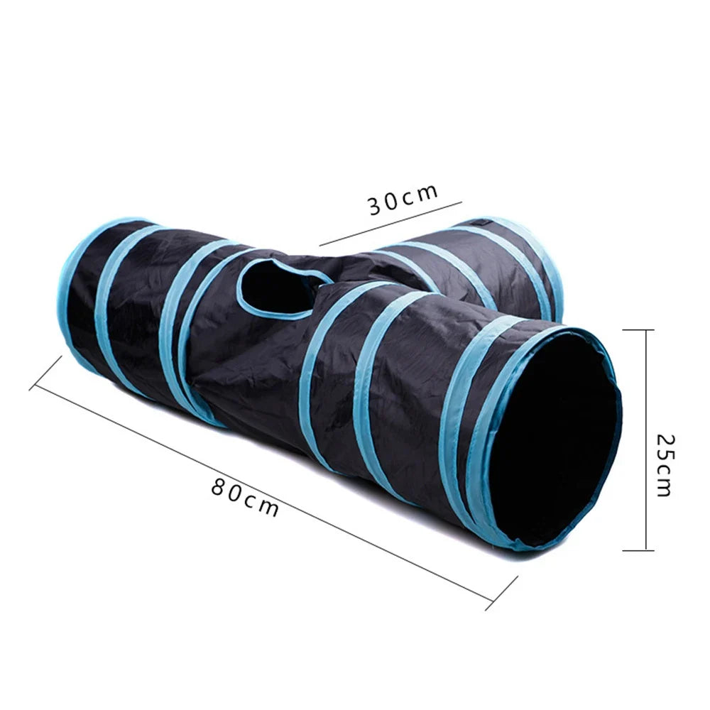 Interactive Foldable Cat Tunnel