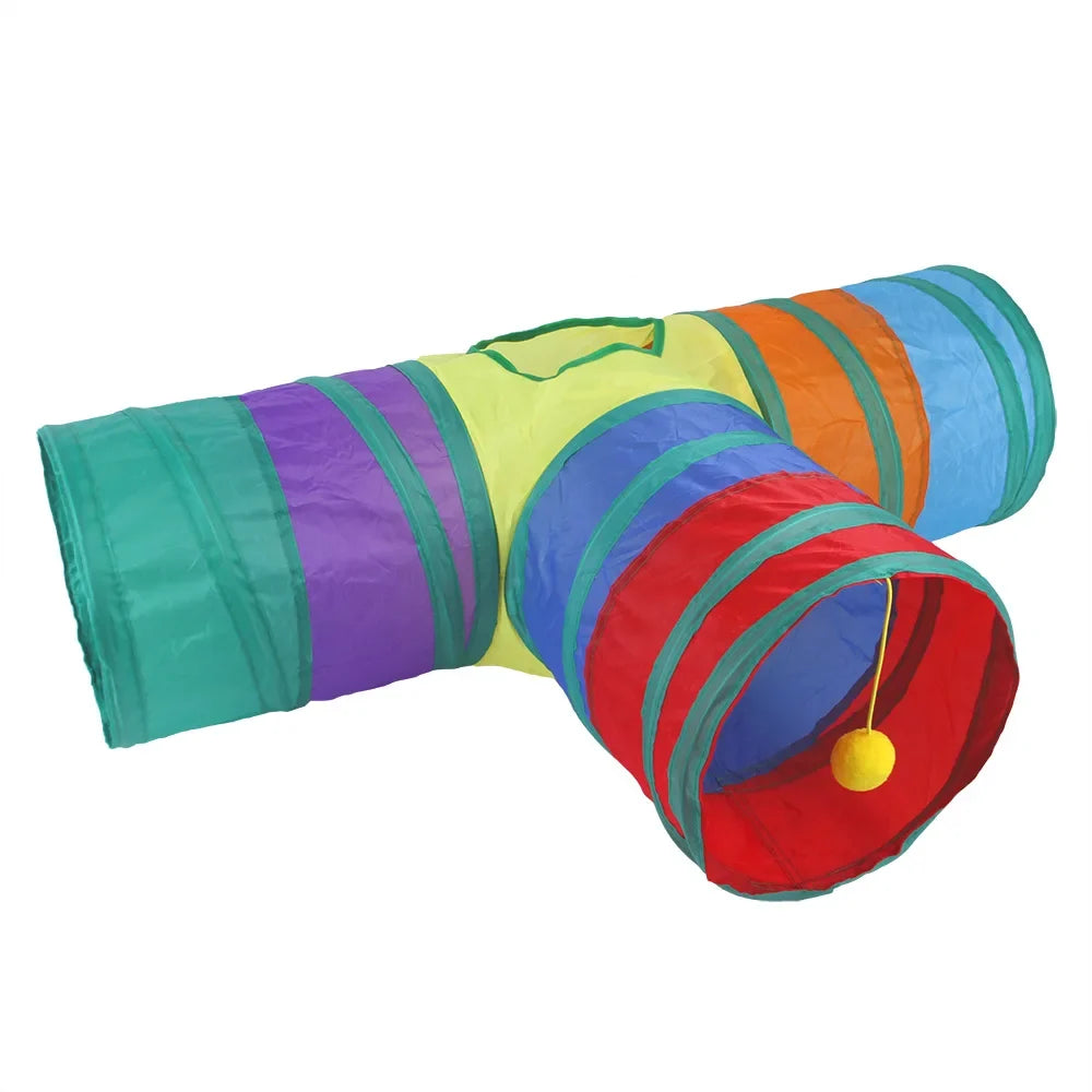 Interactive Foldable Cat Tunnel