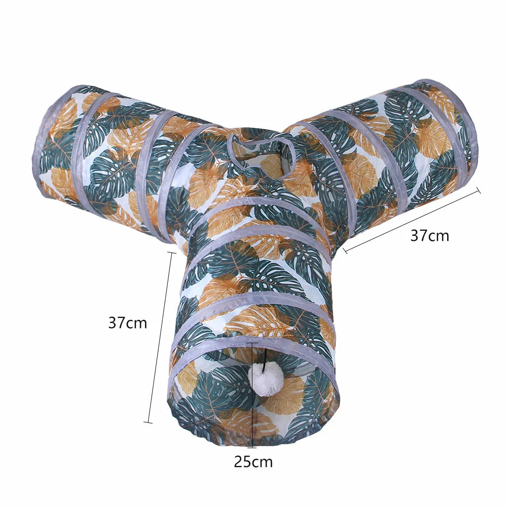 Interactive Foldable Cat Tunnel