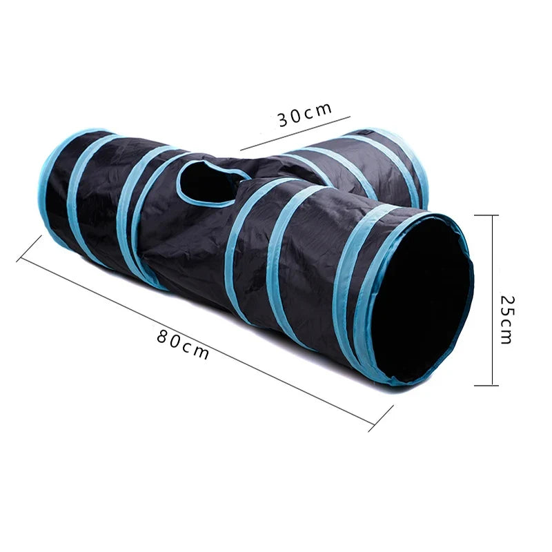 Interactive Foldable Cat Tunnel