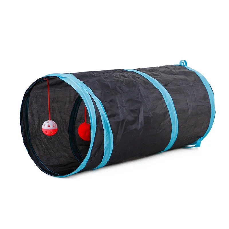 Interactive Foldable Cat Tunnel