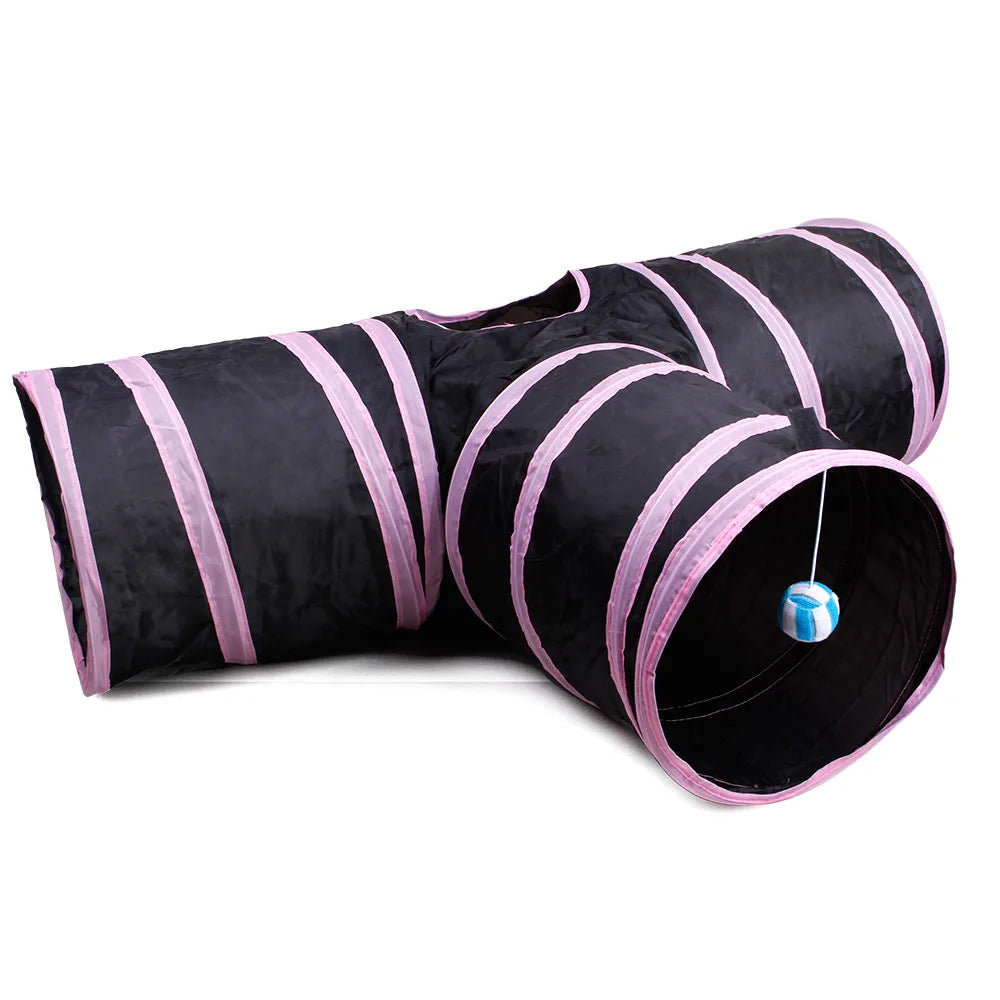 Interactive Foldable Cat Tunnel