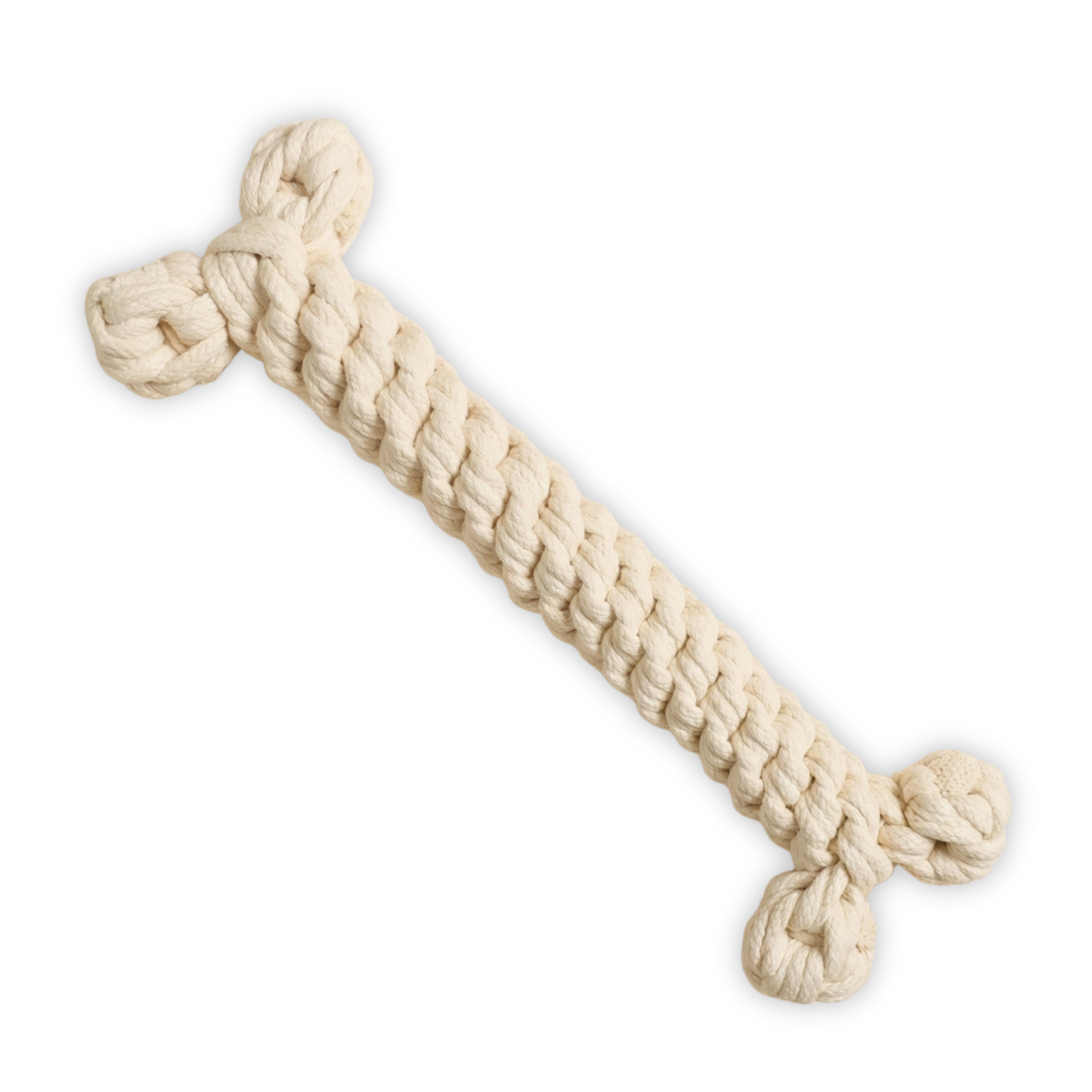 The Jumbo White Rope Bone Toy