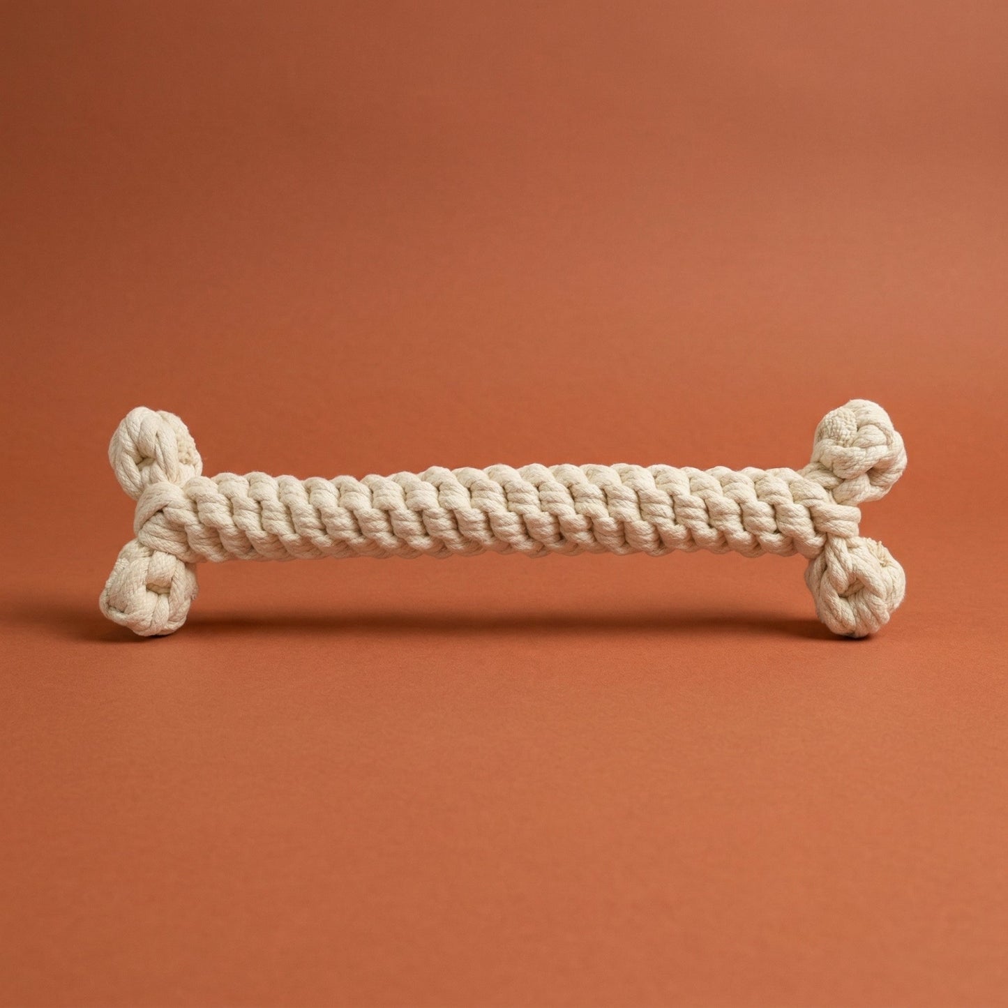 The Jumbo White Rope Bone Toy